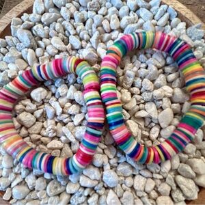 Elastic Colorful Beaded Bracelet
